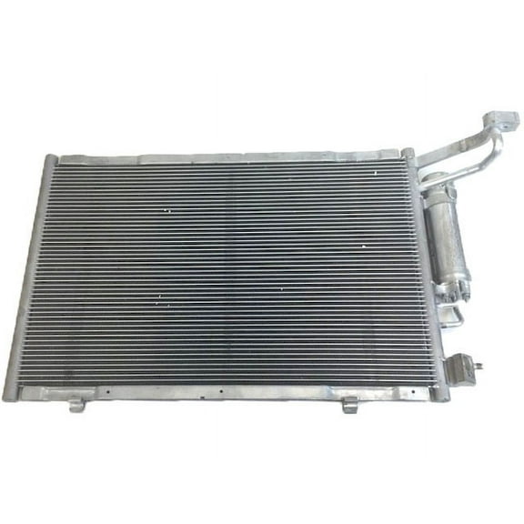 A/C Condenser - Compatible with 2014 - 2019 Ford Fiesta 1.6L 4-Cylinder 2015 2016 2017 2018