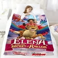 thumbnail image 5 of Blanket Elana Princess for Boys Girls Lightweight Kids Throw Blanket Cute Soft Blankets Flannel Plush Blankets Gifts 60x80in, 5 of 7