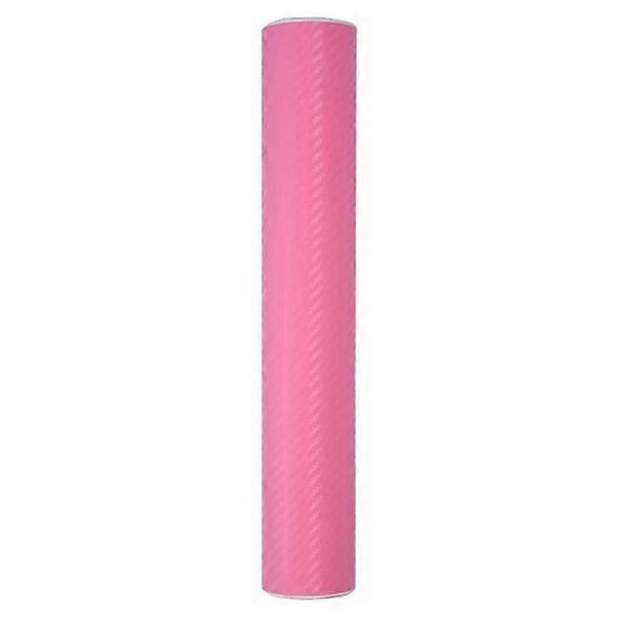 30*200CM 3D Carbon Fiber Wrap Sticker Decal Car Home Wallpaper Pink