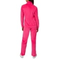 thumbnail image 2 of Athletic Works Women's Soft Velour Jacket and Pant Tracksuit, Size S-XXL, 2 of 15