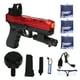 thumbnail image 1 of Pistola de bolas de plástico para niños y adolescentes, diversión en el patio trasero para mayores de 14 años, color rojo, juguete de batalla acuática supercargado con 30 000 disparos, 1 of 8