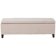 thumbnail image 2 of Pouf de Rangement en Tissu Glouser Christopher Knight, Sable, 2 of 5