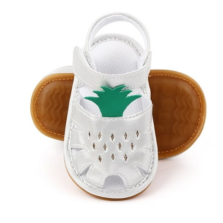 

Cathalem Jellies Shoes for Toddler Girls Boys Girls Single Shoes First Walkers Shoes Summer Toddler Preschool Boys Sandals Silver 6 Months