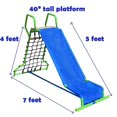 thumbnail image 2 of Wonkawoo Tobogán Patio Trasero para Niños, Diapositiva de Patio Exterior / Interior de Metal de 5 Pies, 2 of 5