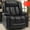 Black, variant on Large Power Lift Chairs Recliners for Elderly with Heated and Massage, Overstuffed Adjustable Lift Chairs, 3 Positions, Breathable Leather, USB-A and USB-C, Cup Holder, Side Pocket, Dark Brown