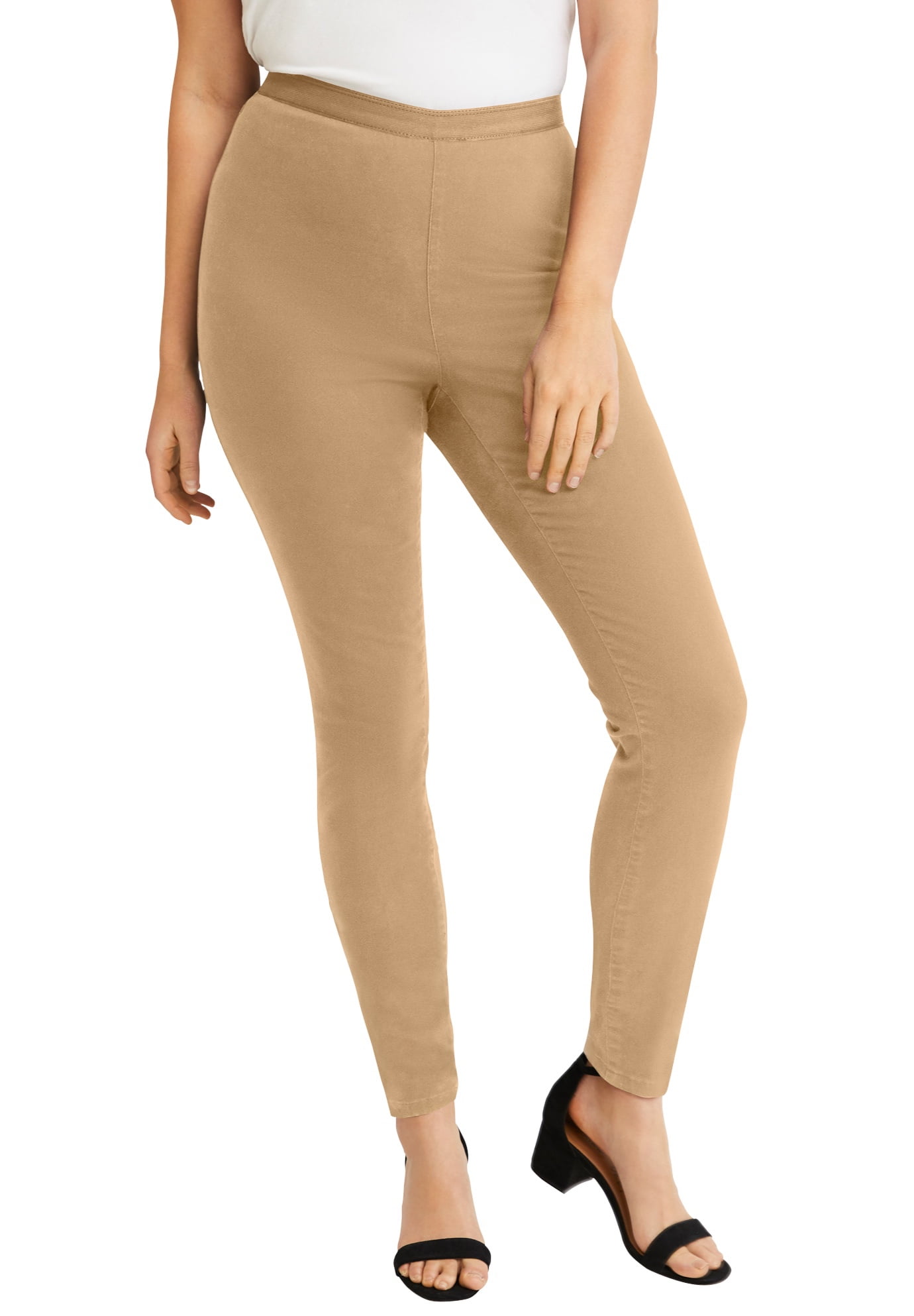 Dental En nat silhuet Jessica London Women's Plus Size Jegging Legging Stretch Pants - 24 W, New  Khaki Beige - Walmart.com