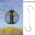 thumbnail image 7 of NOGIS 16 Inch Metal Hanging Christmas S Hooks - Extra Large Shaped Hook Heavy-Duty S Hooks,for Kitchenware, Plants,Clothing store, Garden S Hook,Hotels and workshops,Stainless steel (6-Pack), 7 of 7