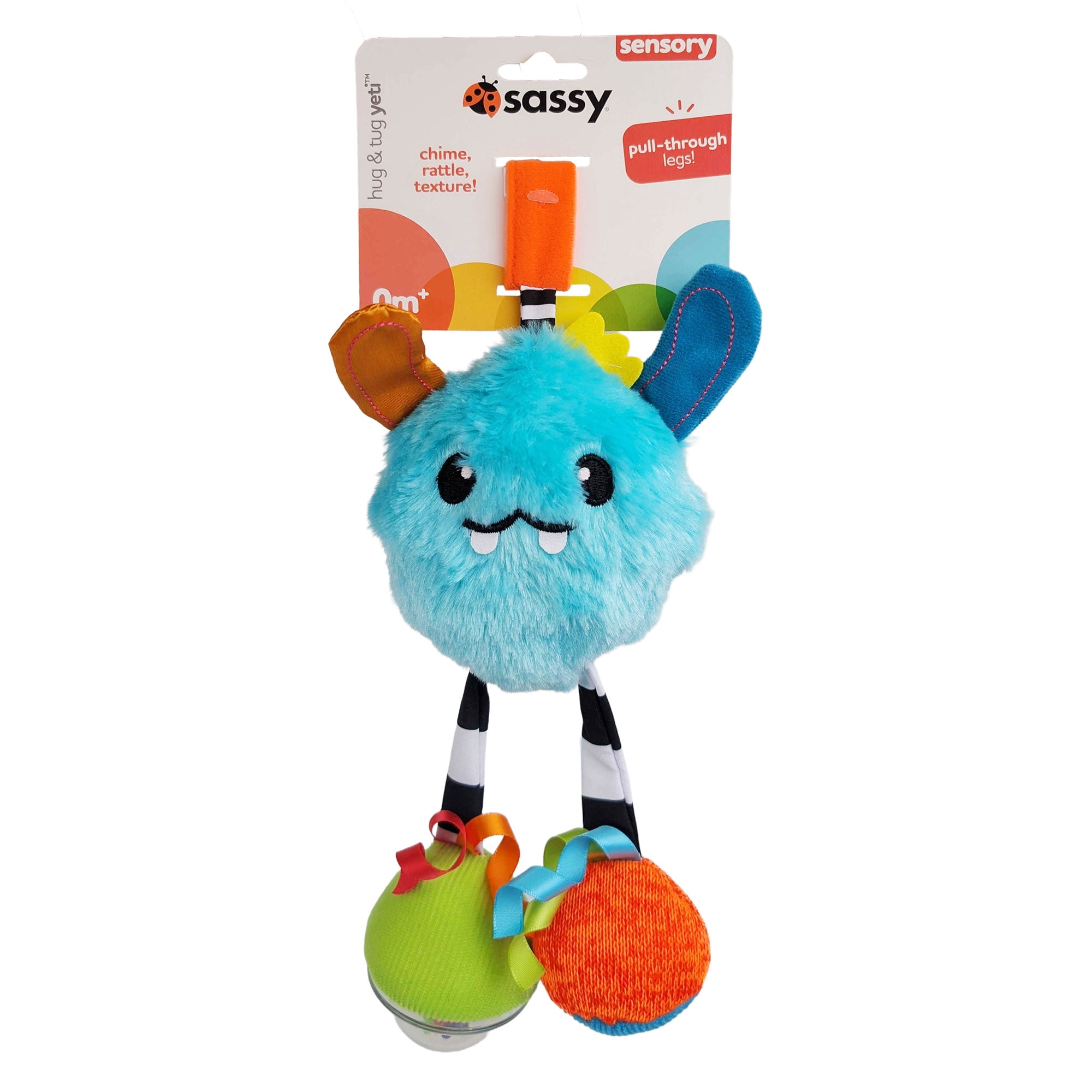 Sassy Hug & Tug Yeti 0 Months and up attaches to car seat and stroller