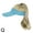 blue&yellow, variant on Women's Baseball Cap with Curly Ponytail Wig - Synthetic Sun Hat with Attached Hair Extension, Adjustable