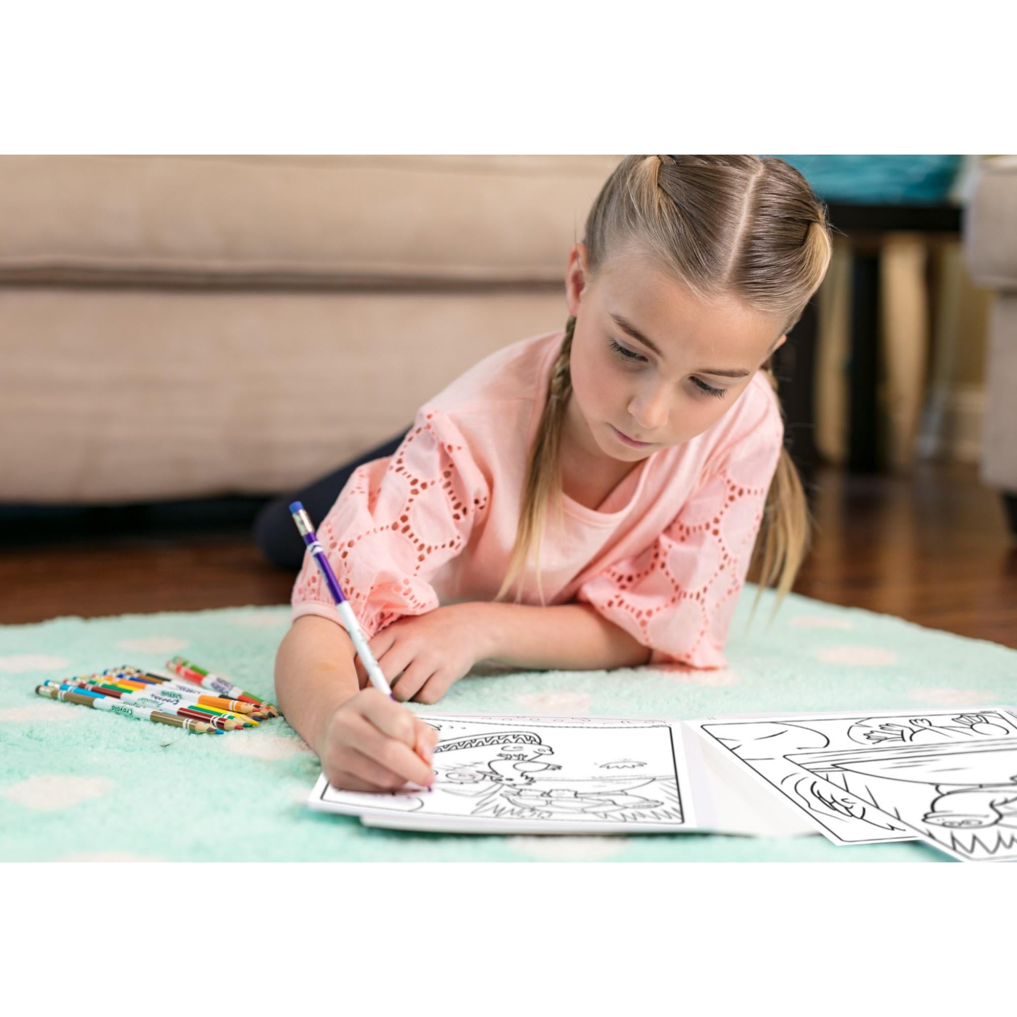 Crayola Jungle Animal Coloring Book With 50+ Stickers, Gift For Kids, 96 Pages