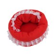 thumbnail image 2 of Lit pour Animaux de Compagnie, Conception en Dentelle Lit Douillet Confortable pour Cobayes, 2 of 8