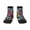 3 Black, variant on Underwater Diving Animals Pattern Quarter Crew Socks,Toe Seamed Ankle Socks,Cotton Cushioned Breathable Athletic Crew Sports Socks