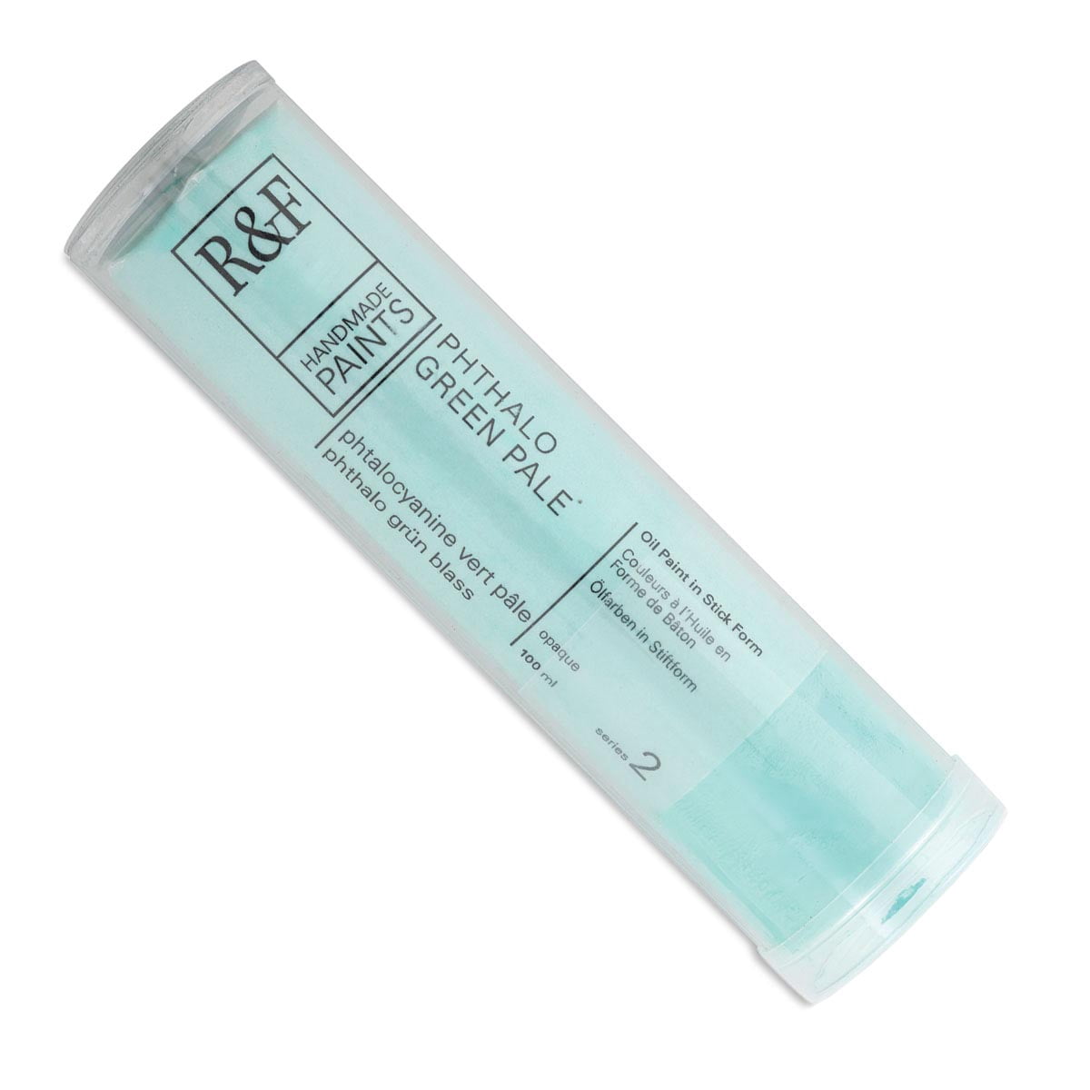 R&F Handmade Paints Pigment Stick, 100ml, Pthalo Green Pale