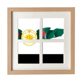 thumbnail image 1 of Bangladesh National Emblem Country Frame Wall Tabletop Display 4 Openings Picture, 1 of 3