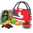 thumbnail image 3 of Lukts USA Suisse Sac à Lunch Petit Motif pour Hommes Femmes Boîte à Lunch Isolée Mini Sac à Lunch Portable Sac Isotherme Réutilisable, 3 of 6