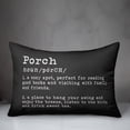 thumbnail image 2 of Creative Products Porch Definition Black and White 14x20 Indoor / Outdoor Pillow, 2 of 2