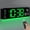 Green, variant on Digital Wall Clock Large Display Remote Control Auto Dimming Night Light DST Date Temp for Home Bedroom Decor