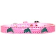 thumbnail image 1 of Dolphin Widget Croc Dog Collar Light Pink Size 20, 1 of 1