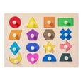 thumbnail image 3 of Shape Matching Puzzles Shape Color Recognition Development Geometric Stacker Macarena tablero de combinación de colores, 3 of 8
