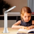 thumbnail image 4 of Dvkptbk Plastic Desk Lamp Desk Lamp White Warm Double Light Source Portable Flashlight Night Light Student Learning Reading Light Home Appliances, 4 of 6