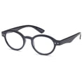 thumbnail image 2 of GAMMA RAY READERS 3 Pairs of The Teacher Round Unisex Spring Hinge Readers Fit for Men and Women Reading Glasses, 2 of 4