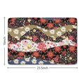 thumbnail image 5 of Pioneer Flower Floral Print Flannel Non Slip Door Rugs,Washable Door Mats Indoor,Decorative Door Mats,Dirt-Resistant and Absorbent Doormat for Entrance,Bedroom,Kitchen,Bathroom,23.5"x16", 5 of 5
