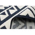 thumbnail image 3 of ECARPET Indoor/Outdoor for Balcony, Patio and Garden Aaya Blue Rug, 3 of 9