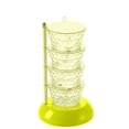 thumbnail image 2 of Boîtes de Bouteilles d'Assaisonnement de Cuisine Cadre en Plastique Support de Rangement Rotatif pour Condiments, 2 of 10