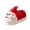 Red -AR24, variant on Christmas Slippers Womens Mens Fuzzy Holiday House Plush Warm Slippers with Cute Reindeer Green US-8.5