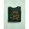 thumbnail image 3 of Merry Christmas Y'all Candy Cane Women's Sweatshirt, 3 of 4