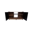 thumbnail image 4 of Mueble Credenza para TV con Ruedas Minimalista (Nogal Neo/Negro Mate) DECOMOBIL CREDENZA DECOMOBIL, 4 of 5