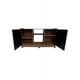 thumbnail image 4 of Mueble Credenza para TV con Ruedas Minimalista (Nogal Neo/Negro Mate) DECOMOBIL CREDENZA DECOMOBIL, 4 of 5