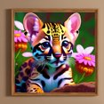 thumbnail image 1 of Cuadros Decorativos 5D bricolaje taladro redondo completo diamante pintura tigre kit decoración del hogar arte artesanía(9) Wdftyju embutido en tela, 1 of 1