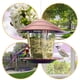 thumbnail image 5 of Comedero Para Pájaros, Estación De Alimentación Para Pájaros Colgante Comedero Para Pájaros Transparente De Gran Capacidad Con Techo Para Pájaros Salvajes Que Cuelgan En El Jardín Y El Balcón Muyoka Hogar, 5 of 6