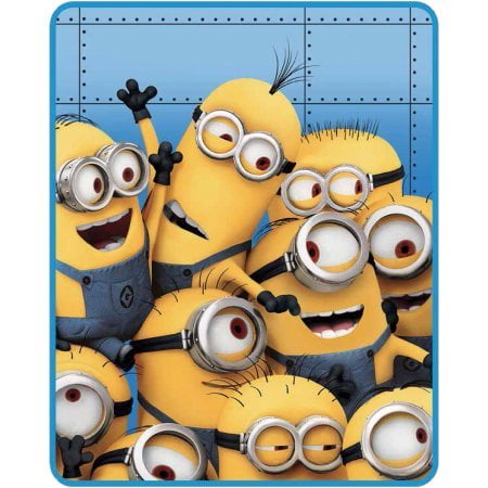 Despicable Me Minion Made Silky Soft and Cuddly Throw 40 X 50 Inch