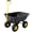 Black 15, variant on Heavy Duty Garden Carts, Ultimate Rolling Detailing & Utility Cart, for Cars, Trucks, SUVs, RVs, Home, Garden, Garage & More, Black, Black Folding Garden Carts,Steel Garden Utility Carts