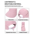thumbnail image 6 of Delayuji Womens Bucket Hat 2-in-1 Convertible Visor Foldable Adjustable Cotton Polyester Summer UV Protection beach hat Lightweight Travel Outdoor Hat, 6 of 6