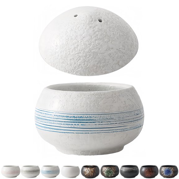 Soup Mugs With Lid, Ceramic Bouillon Cups, Small Breakfast Bowl, Soup Bowl With Lid, Cereal Bowl With Lid-A-200ml
