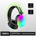 thumbnail image 5 of Wireless Silent Colorful Headphones, Multicolor LED Lights, Bluetooth 5.0, Up to 10 Hours of Usage Time, 5 of 7