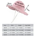 thumbnail image 2 of Youmylove Baby Sun Hat Toddler Sunhats Boys Girls Summer Bucket Hat Sun Protective Outdoor Play Adjustable Kids Beach Hat With Wide Brim 2-4 Years, 2 of 5