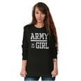 thumbnail image 4 of US Army Girl Military Star Logo Women's Long Sleeve T Shirt Brisco Brands 3X, 4 of 5
