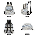 thumbnail image 4 of FORMRS Mini Backpack Purse for Women Travel Daypack Casual Shoulder Bag, Light Blue Mountain, 4 of 7