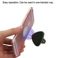 thumbnail image 2 of Electroplating Magnetic Car Air Vent Mount Holder for LG Q60, K50, K40, BLU Studio X8 HD (2019), Alcatel 1c (2019) (Black) + Mini Stylus, 2 of 6