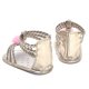 thumbnail image 4 of Sandalias De Cuna Antideslizantes Para Bebé Recién Nacido de material cuero Suela Suave Prewalker 0-12M Oro perfke Prewalker para niños de verano, 4 of 9