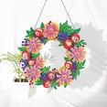 thumbnail image 3 of Cuadros Decorativos Guirnalda de pintura de diamante DIY hecha a mano 5D Rhinestone puerta de dibujo guirnalda de flores Ehuebsd Nuevos Originales, 3 of 5