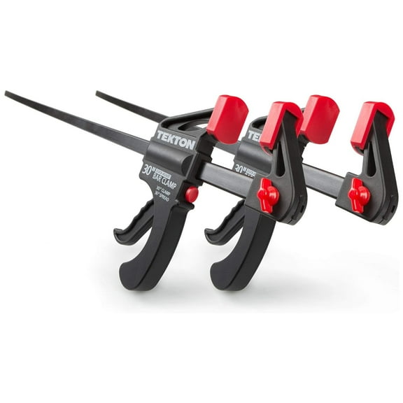TEKTON 2-Piece Ratchet Clamp Spreader Set, Red-Black, 30x36 Inches