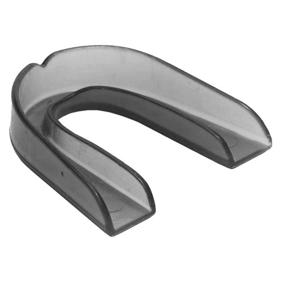 Game On Adult Strapless Protective Mouth Guard With Ventilated Case, Black L/XL
