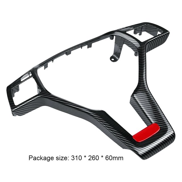 Cubierta De Dirección De Coche 1 pieza de marco de coche ABS de repuesto para Benzs W176 W204 W212 C117 (fibra de carbono) Ndcxsfigh Accesorios para autos y motos