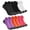 Black/Gray/White/Purple/Rose Red/Neon Orange, variant on Ankle Socks for Women - Athletic Running Socks Breathable Mesh with Heel Pull Tab for Easy on