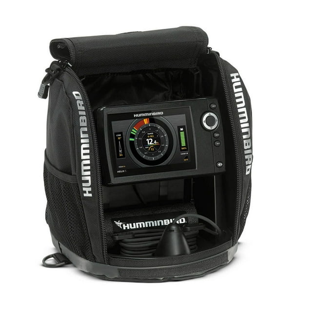 Humminbird Fish Finder 411720-1 Ice Helix 5; Use To Find Fish And Identify Bait; 5 Inch Display; 800 x 480 Pixels Resolution; Keypad Control; 500 Watt Output